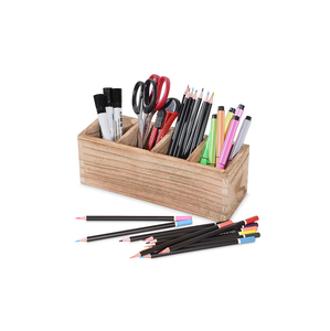 Latest Design Wood Pen Pencil Merkle Holder For Office Desktop Accessories Top Quality & Selling Sale Products - Product Image 4