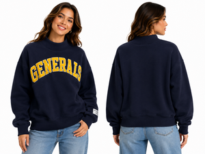 100%Cotton High Quality 420GSM Mock Neck Sweatshirt <b>Plus</b> <b>Size</b> Women's Sweater <b>Jacket</b> Pullover Oversized Sweatshirts - Product Image 1