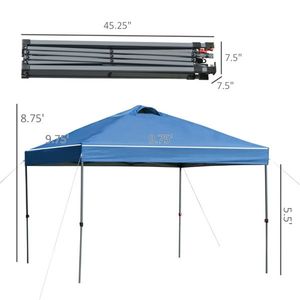 Tenda Pop-up con Gambe Inclinabili per Spiaggia, Pratico Gazebo per Attività all'Aperto - Product Image 3