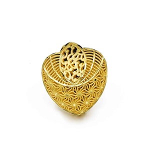 Wholesale 14K 18K <b>24K</b> Micron <b>Gold</b> Plated Heart Shape Forming Finger <b>Ring</b> Traditional Finger <b>Rings</b> <b>Gold</b> Fashion <b>Rings</b> Oro Joyeria - Product Image 5
