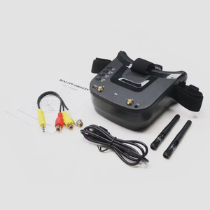 แว่นตา FPV VR009 5.8GHz 40CH หน้าจอ LCD HD ขนาด 3.0 นิ้ว พร้อมตัวรับสัญญาณวิดีโอและแบตเตอรี่ในตัว สำหรับโดรนแข่ง FPV - Product Image 3
