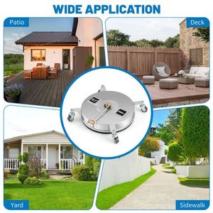 Idropulitrice ad Alta Pressione 4000PSI in Acciaio Inox con Pulitore per Superfici e Ruote per una Pulizia Pratica - Product Image 2