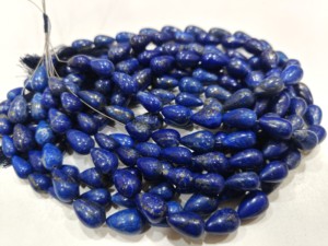 Piedras Preciosas de Zafiro Azul Natural de Alta Calidad, Forma de Gota, 10x15mm, Lisas, Hilo de 8 Pulgadas para la Fabricación de Joyas, EMINENT JEWEL N ARTS - Product Image 5