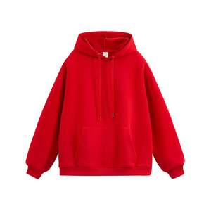 เสื้อฮู้ดผู้ชายแบบสวมใส่สบาย สีพื้นเรียบง่าย ไม่เป็นขุย ผ้าฟลีซ 400 กรัม แขนยาว รุ่นซิลเวอร์ฟ็อกซ์ อุ่นสบาย ไม่บุซับใน สำหรับฤดูใบไม้ร่วง/ฤดูหนาว - Product Image 4