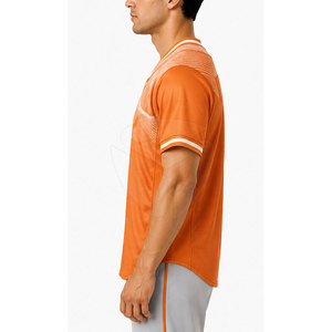 Maillot de baseball personnalisé pour hommes et femmes, léger, respirant, avec fermeture boutonnée, impression de numéro et style sportif - Product Image 5