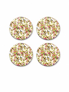 MDF Enamel <b>Coaster</b> <b>Set</b> With Unique Artistic Patterns For House Decoration Wedding Gifts And Festive Celebrations - Product Image 1