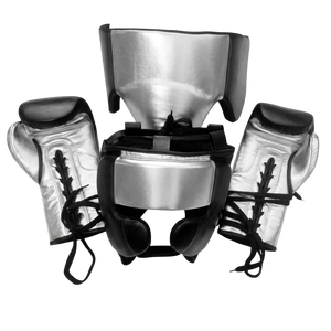 Ensemble d'équipement de boxe sur mesure en cuir véritable à 100 %, gants, casque et protège-grenaille, personnalisable OEM, pour l'entraînement et le sparring – Vente chaude - Product Image 1