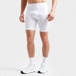 กางเกงขาสั้นผ้ายืดเอวยางยืดสำหรับผู้ชายกางเกงขาสั้นสำหรับใส่ออกกำลังกายฟิตเนส - Product Image 5