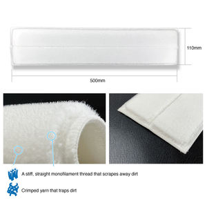 Serpillère (essuyage à l'eau) avec tête rectangulaire, taux de déshydratation élevé, tissu de serpillère durable pour la maison et le bureau - Product Image 5