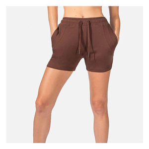 Shorts pour femmes de qualité supérieure, doux et confortables, à taille mi-haute, ajustables, croisés et façonnés, parfaits pour l'été - Product Image 1