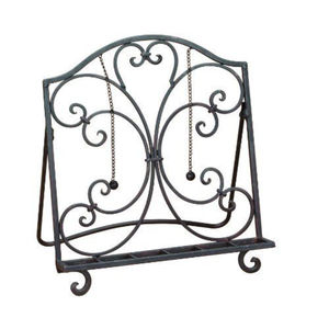 Nouveau support décoratif en acier pour livres de cuisine, couleur argent, pour la maison, le bureau, le salon, décoration, support pour livres - Product Image 2