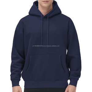 Sweat-shirts légers pour hommes, en coton confortable et respirant, à enfiler ou à fermeture éclair, élégants, décontractés et tendance - Product Image 1