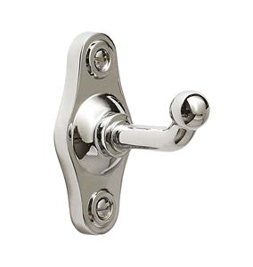 ตะขอทองเหลืองแข็งแรงทนทานสั่งทำพิเศษสำหรับตู้เฟอร์นิเจอร์อะลูมิเนียมเหล็ก ตะขอแขวนเสื้อผ้าในห้องนอนห้องน้ำ - Product Image 1