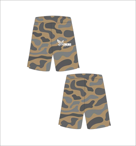Shorts de bain camouflage pour hommes Ferocious Clothing, taille élastique, imprimé par sublimation, style décontracté, grandes tailles - Product Image 1