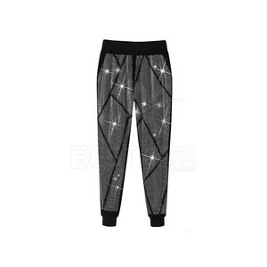 Conjunto Deportivo de 2 Piezas con Capucha para Mujer, Estampado Brillante con Patrón Geométrico, Estilo Deportivo Casual, Manga Larga, Tejido de Algodón Transpirable, Otoño - Product Image 4