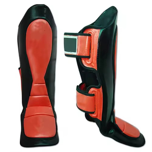 Protections de tibias professionnelles de Muay Thai avec protection intégrale du cou-de-pied pour le sparring et l'entraînement de combat – Protection de tibias de kickboxing de qualité supérieure - Product Image 5