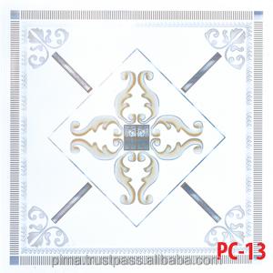 Hot Sales PVC Ceiling Panel 2x4 Ft Interior Decoration Materials Acoustic Ceiling <b>Tiles</b> Virgin PVC Artistic Ceilings Glossy Film - Product Image 5