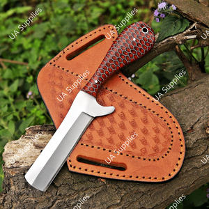 มีดคาวบอยลายรังผึ้งหลากสีสัน ปรับแต่งได้ตามต้องการ รองรับ OEM/ODM ผลิตจากสแตนเลส ราคาขายส่ง MOQ ต่ำ - Product Image 5