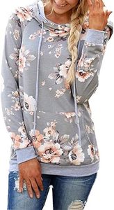Sweat-shirt en molleton rose à col rond pour femme, manches longues, couleur unie, en coton tricoté, écologique, respirant, avec logo brodé sur le devant - Product Image 4