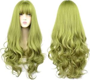 ผมแท้บราซิลเกรดพรีเมียม สำหรับลุคสวยสง่าทุกวัน สีเขียวหยิกแบบเครื่องจักรเย็บสองชั้น เหมาะสำหรับการเปลี่ยนลุคแฟชั่นและลุคทำงาน - Product Image 3