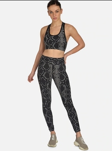 Soutien-gorge de sport dos nageur pour femme avec coussinets amovibles, imprimé géométrique, maintien moyen, pour yoga et fitness, respirant et à séchage rapide - Product Image 5