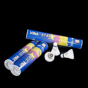 Factory Direct Vina-Star Professional Tournament Level <b>Badminton</b> Shuttlecocks Class Goose Feather High Durability Stable 1 Dozen - Product Image 2