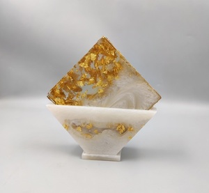 Dramatic Half-Moon Black Resin Coaster <b>Set</b> Personalized For Table Decoration <b>Dinnerware</b> <b>Wine</b> <b>Coffee</b> Drink Mats & Pads Placemet - Product Image 2