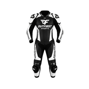 Combinaison de moto en cuir pour homme, personnalisée, respirante, équipement de protection pour motard - Product Image 3