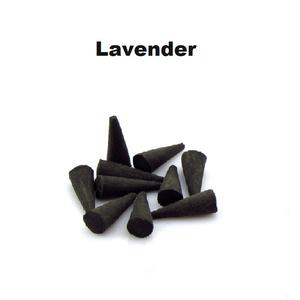 La mejor marca de conos de incienso de madera aromática de lavanda natural Suministro al por mayor en color negro - Product Image 1