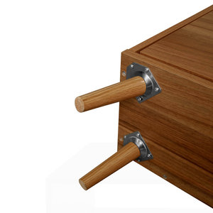 Allen 2 Door and 1 Drawer <b>Rattan</b> <b>Cabinet</b> <b>Shoe</b> Rack Organizer - Product Image 3