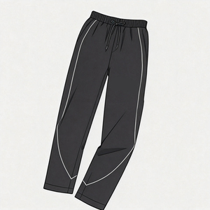 Wholesale Private Label Reflective Stripe Joggers Sets Custom logo Training Sportswear Nylon Windbreaker <b>Tracksuit</b> for Men - Product Image 6