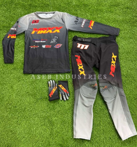 ชุดมอเตอร์ครอสลายซับลิเมชั่นพร้อมโลโก้สั่งทำ กางเกงและเสื้อเจอร์ซีย์สำหรับแข่งออฟโรด - Product Image 2