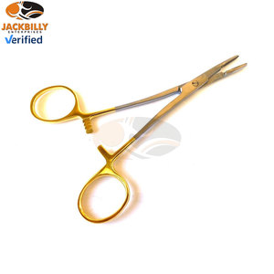 ที่จับเข็ม เครื่องมือจับเข็ม ขอบตัดแบบแมนนวล ขนาด 5.5 นิ้ว ทังสเตนคาร์ไบด์ เครื่องมือผ่าตัดจักษุวิทยา จับถนัดมือ ทนทาน - Product Image 2