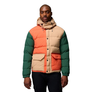 Veste d'hiver légère pour homme, 340 grammes, polyester/nylon, matelassée, isolée, à capuche, écologique, hydrofuge, chaude - Product Image 4