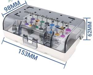 Kit de prothèse d'implant dentaire, clé universelle, ensemble d'instruments tournevis en acier 16 pièces, certifié CE, garantie 1 an, par Grip Surgical - Product Image 5