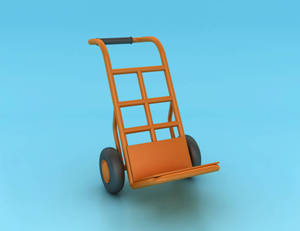 Chariot à main robuste et chariot à plateforme pour le transport de matériaux industriels, chariots pour la logistique - Product Image 4