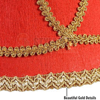 Elegante Sombrero Fez Masónico para Miembros de la Logia, Sombrero Fez Masónico Hecho a Mano con Bordado de Símbolos