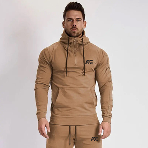 Conjunto Deportivo de Dos Piezas para Hombre, Sudadera con Cierre y Pantalones Jogger Ajustados, Ropa Deportiva para Entrenamiento, Conjuntos Personalizados - Product Image 1