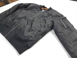 Premium Men's Black Bomber <b>Jacket</b> with Heavy Twill Fabric Functional Design and Personalized Logo Manufacturing - Product Image 3