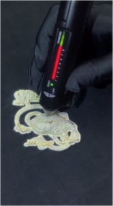 จี้เพชรโมอิสซาไนต์ VVS D สุดหรู สไตล์ฮิปฮอป เงินแท้ 925  พร้อมใบรับรอง GRA  ผ่านการทดสอบเครื่องตรวจสอบเพชร - Product Image 2