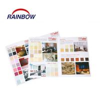 Sistema de Pintura para Paredes con Impresión Personalizada RAINBOW, Carta de Colores Pantone a Petición para Arte Interior en Papel a Bajo Precio