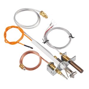 OE 4021-732 25660 Gruppo Pilota Gas per Caminetti, Tubo Pilota di Ricambio per Accensione Gas Naturale Thermoco, Ricambi per Caminetti di Alta Qualità - Product Image 1