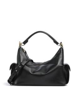 Bolso de Hombro de Cuero Negro para Mujer, con una Sola Correa, Resistente al Agua, Estilo Hobo, Tipo Tote, Bandolera, para el Trabajo y Viajes, Hecho en EE. UU. - Product Image 2