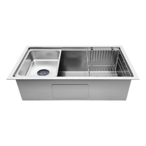 Luxury Embossed 304 Stainless Steel <b>Kitchen</b> <b>Sink</b> Handmade Undermount <b>Sink</b> Anti Scratch with very good prices from Vietnam - Product Image 4