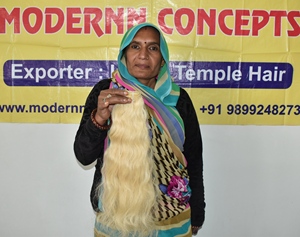 Vendeur vierge en gros brut sans traitement chimique Paquets originaux crépus blonds ondulés Extensions de cheveux humains vietnamiens - Product Image 6