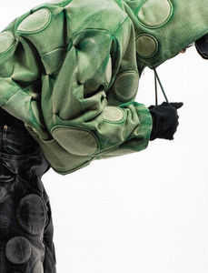 KIVOTECH Sudadera con capucha unisex con cremallera, efecto desgastado, lavado ácido, personalizable, diseño personalizado, abrigo para hombre, sudadera - Product Image 5