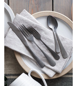 Ensemble de couverts en acier inoxydable plaqué PHC, 5 pièces, durable, pour les fêtes et l'hôtellerie/la restauration - Product Image 2