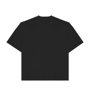 T-shirt blanc en coton pour homme, col rond, coupe ample, manches courtes, couleur unie, jersey tricoté, style streetwear, respirant - Product Image 2