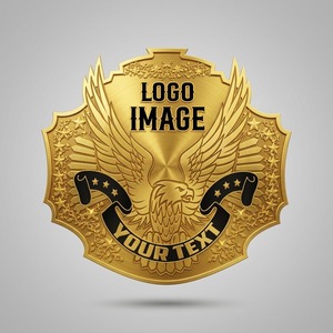 Ceinture de championnat de lutte Big Boyz, design aile dorée, plaques métalliques quatre côtés, épaisseur 2mm/4mm, logo central numéroté, personnalisable - Product Image 2