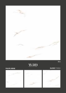 กระเบื้องพอร์ซเลนเงาแข็งแรงทนทาน ขนาด 600x600 มม. 60x60 ซม. 24x24 นิ้ว ผิวเซรามิกขัดเงา สำหรับปูพื้นและบุผนังภายใน - Product Image 3